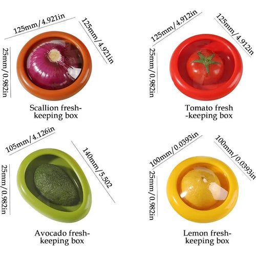 Boîtes de conservation pour fruits et légumes