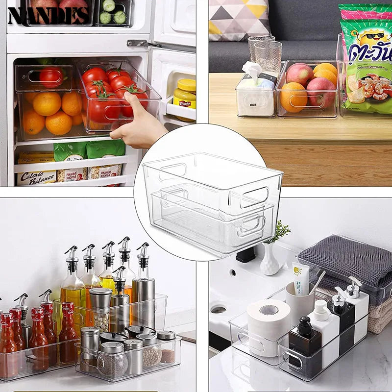 Boîte de rangement réfrigérateur empilable